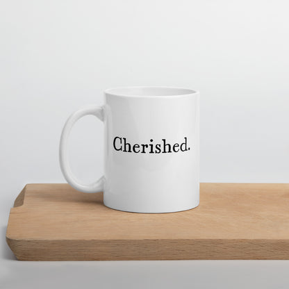 Bonus Daughter Mug: Cherished Word Affirmation Coffee Mug for My Non-Biological Daughter