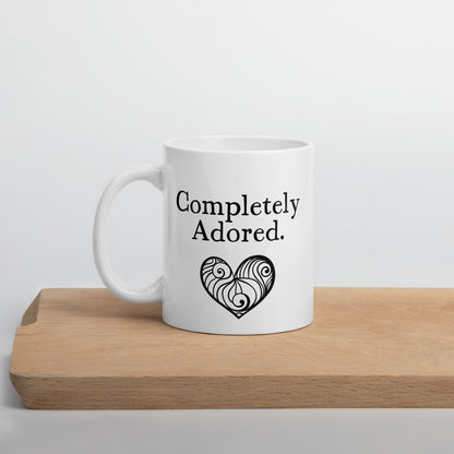 Granddaughter Mug: Completely Adored Coffee Mug Gift for Granddaughter | Gift for Her
