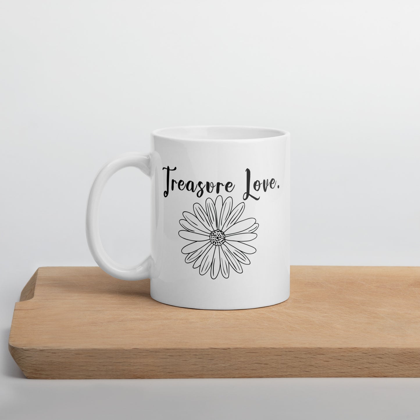 Girlfriend Mug: Positive Daisy Flower Affirmation Coffee Mug for Woman | Gift for Girlfriend