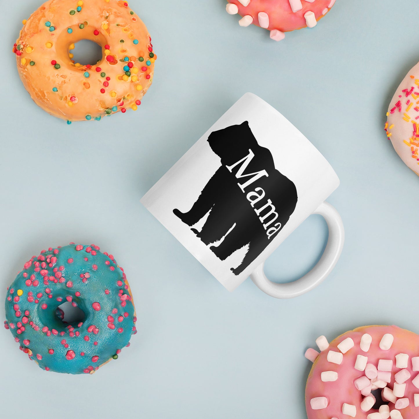 Mom Mug: Mama Bear Coffee Mug - Minimalist | Mother's Day Gift
