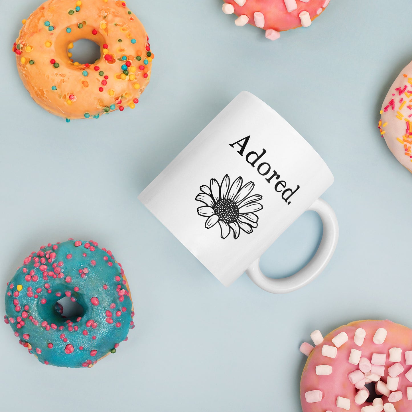 Bonus Daughter Mug: Adored Dearly Coffee Mug for My Daughter | Gift for Daughters