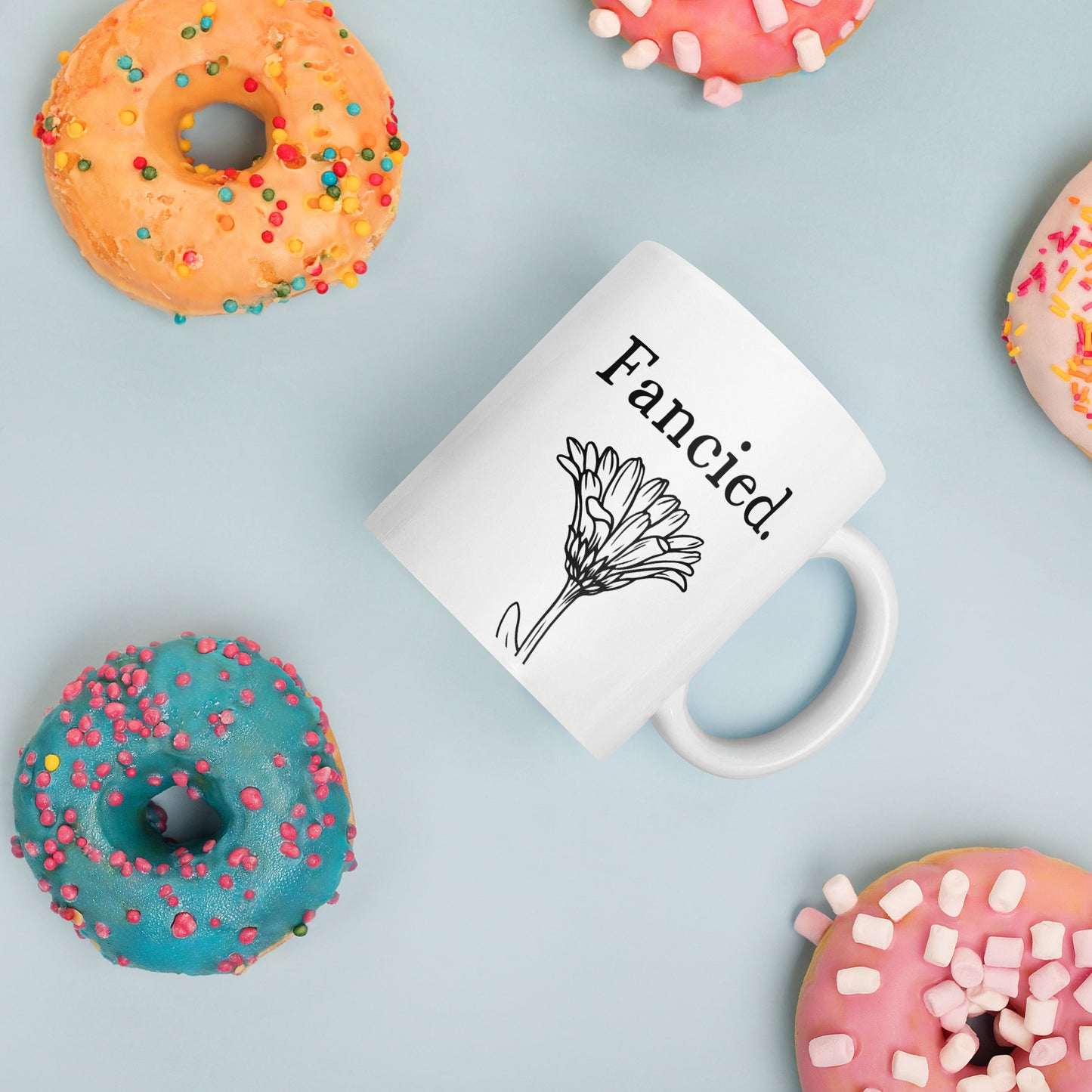 Bonus Daughter Mug: Minimalist Cute You Are Fancied Coffee Mug Gift for My Daughter