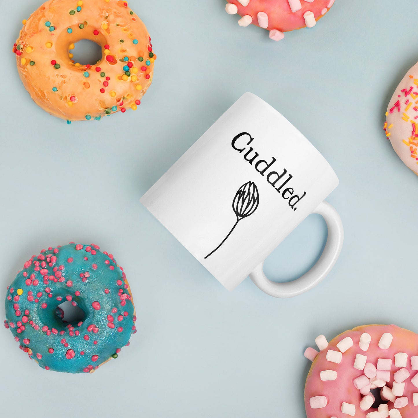 Bonus Daughter Mug: Sweet & Cuddled Word Affirmation Coffee Mug Gift for My Daughter