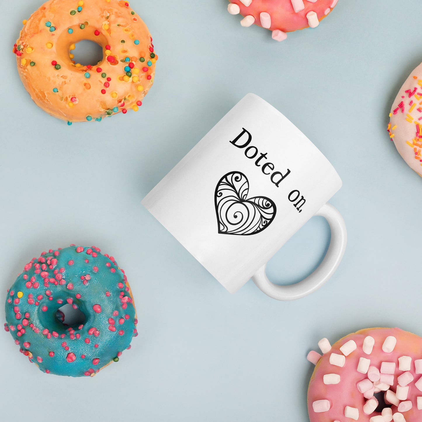 Granddaughter Mug: Doted On Word Affirmation Mug for Granddaughter | Gift for Her