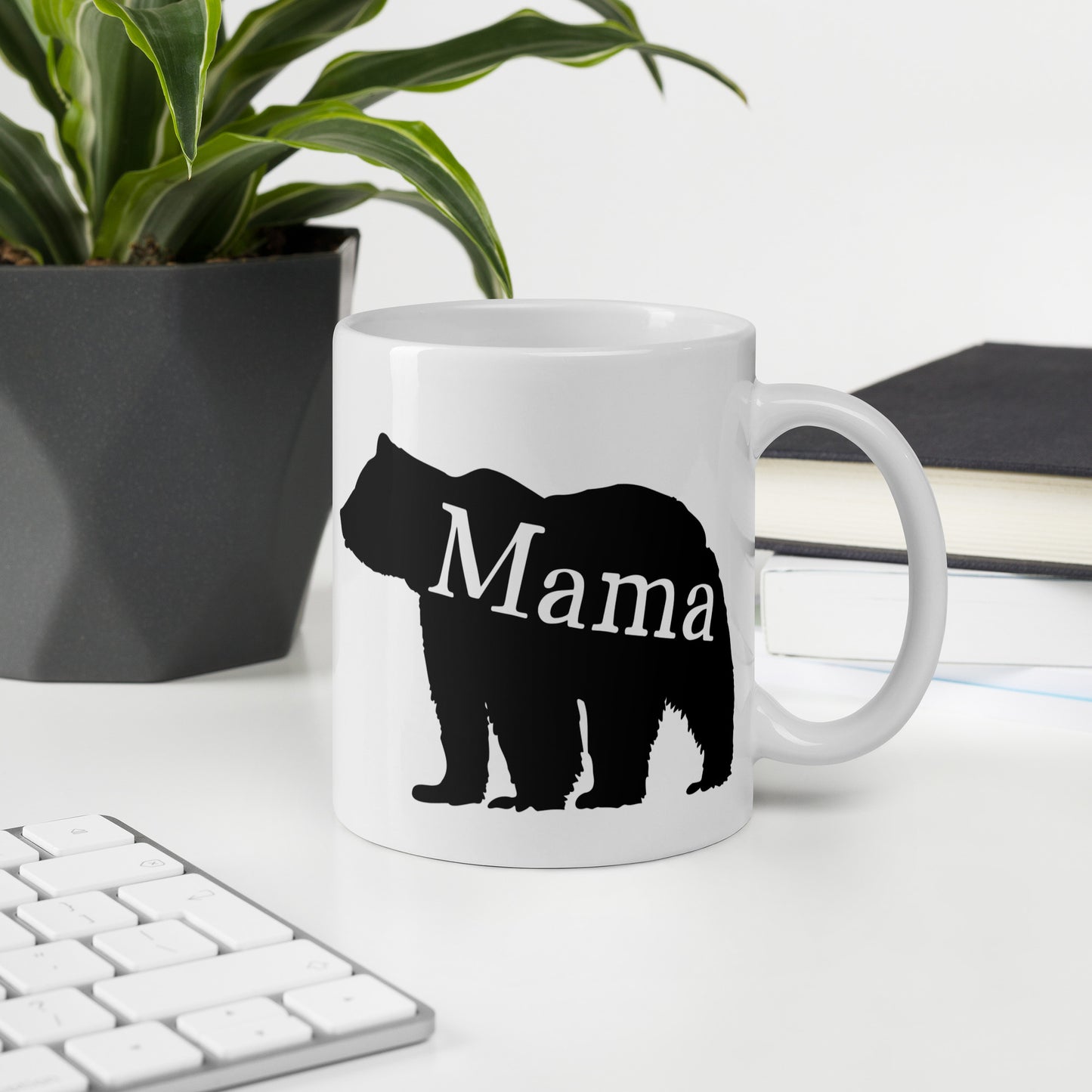 Mom Mug: Mama Bear Coffee Mug - Minimalist | Mother's Day Gift