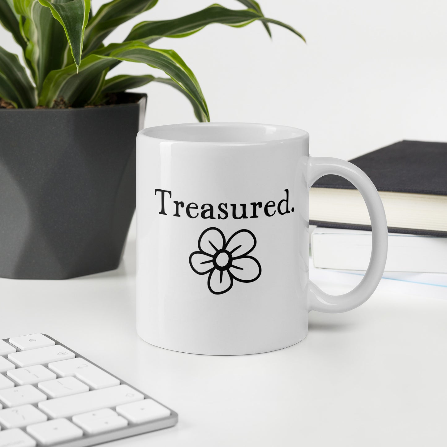 Daughter Mug: Word Mug Treasured Self-Esteem Worthiness Mug for Moms