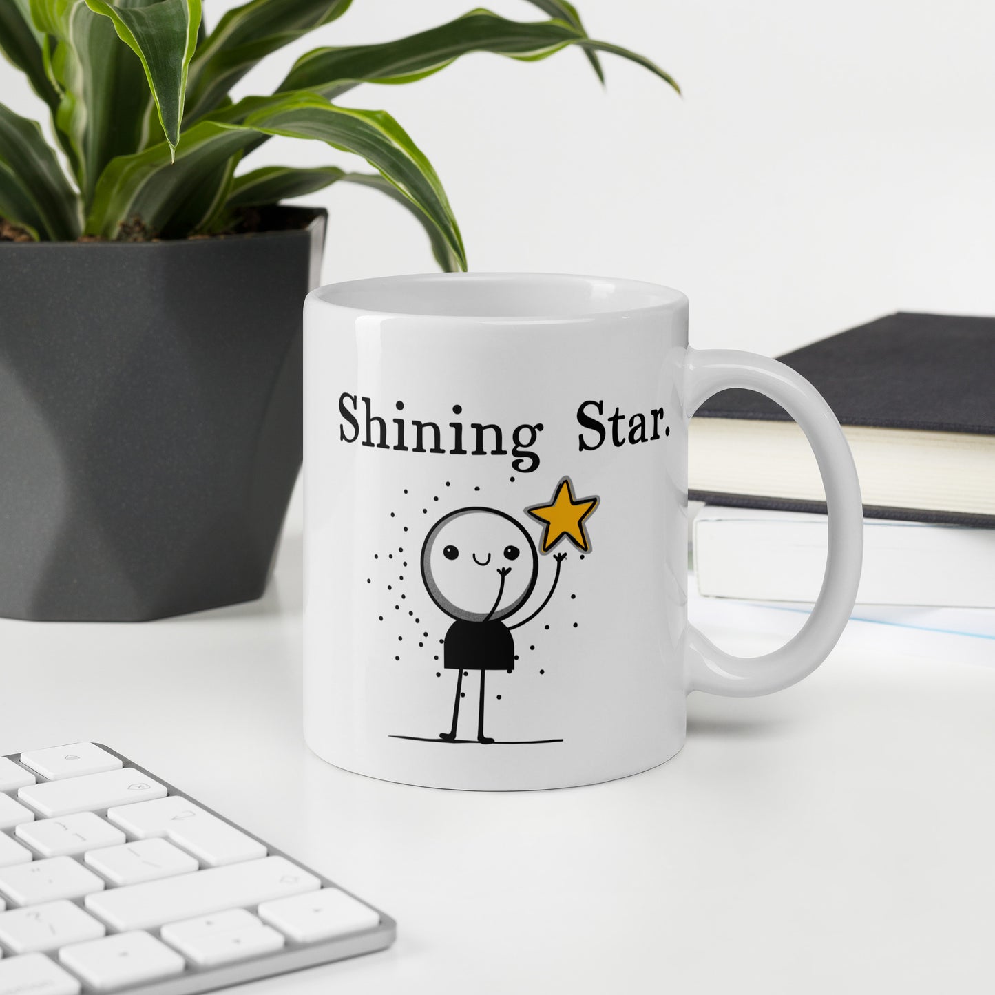 Stepmom Mug: Cute & Simple Design Shining Star Birthday Coffee Mug for My Stepmother