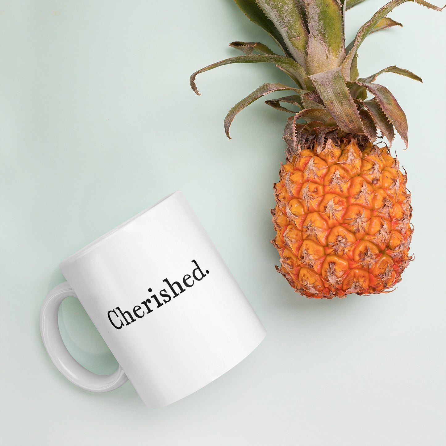 Bonus Daughter Mug: Cherished Word Affirmation Coffee Mug for My Non-Biological Daughter