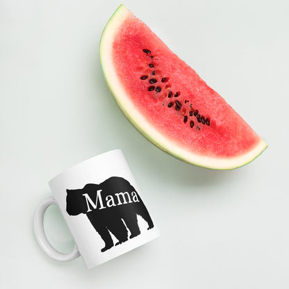 Mom Mug: Mama Bear Coffee Mug - Minimalist | Mother's Day Gift