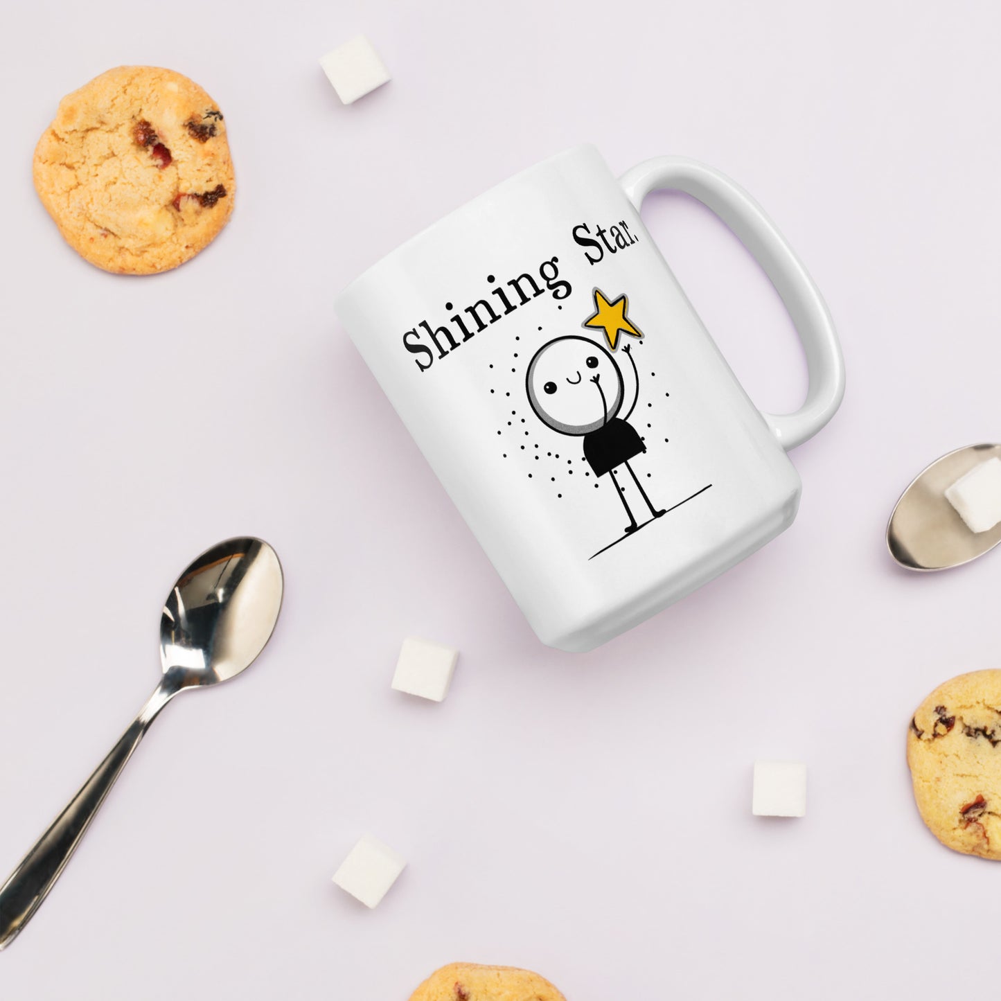 Stepmom Mug: Cute & Simple Design Shining Star Birthday Coffee Mug for My Stepmother