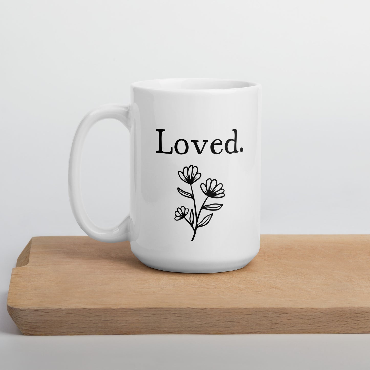 Daughter Mug: Minimalist Love Word Mug for My Daughter | Birthday Daughter Mug