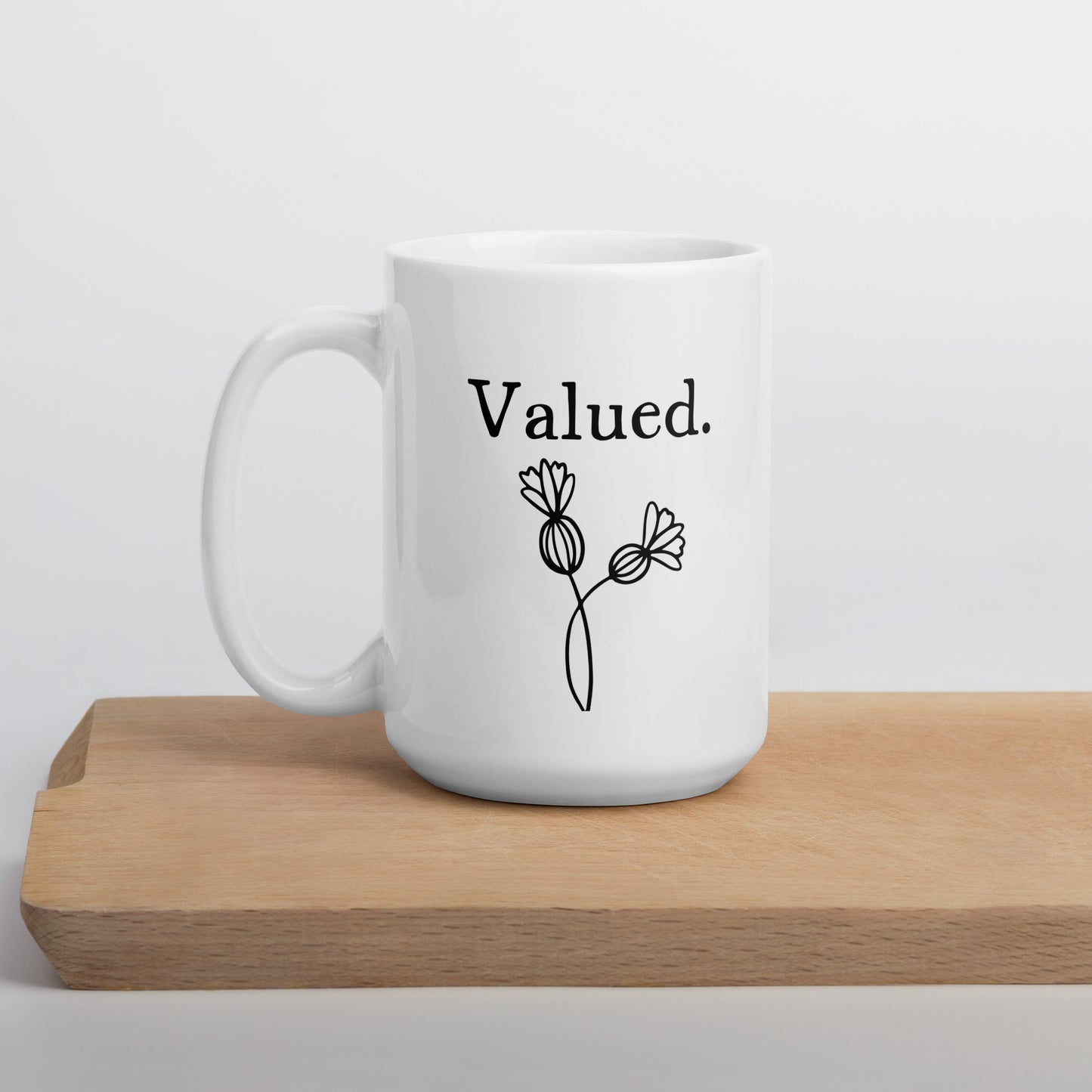 Daughter Mug: Minimalist Self-Esteem Mugs for Women | Daughter Gift Birthday or Mother's Day