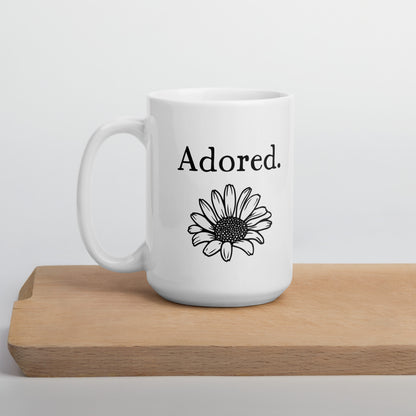 Bonus Daughter Mug: Adored Dearly Coffee Mug for My Daughter | Gift for Daughters