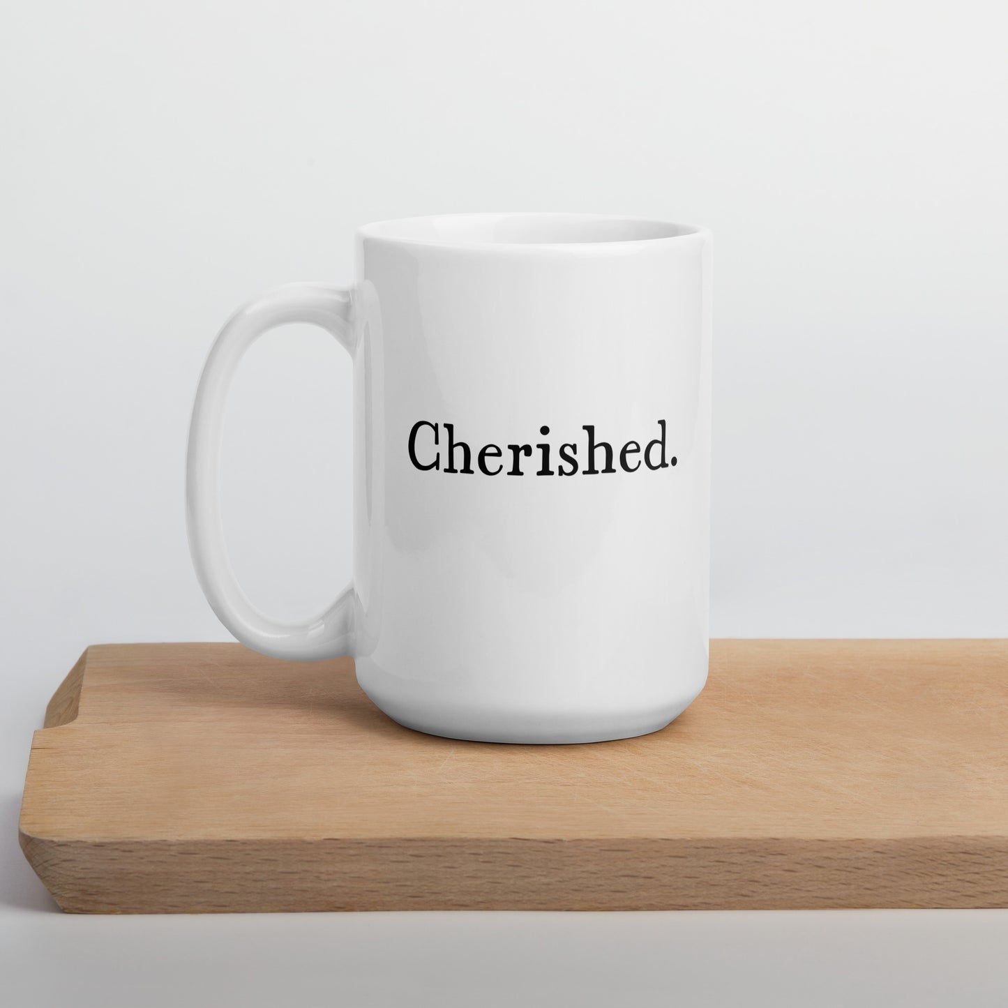 Bonus Daughter Mug: Cherished Word Affirmation Coffee Mug for My Non-Biological Daughter