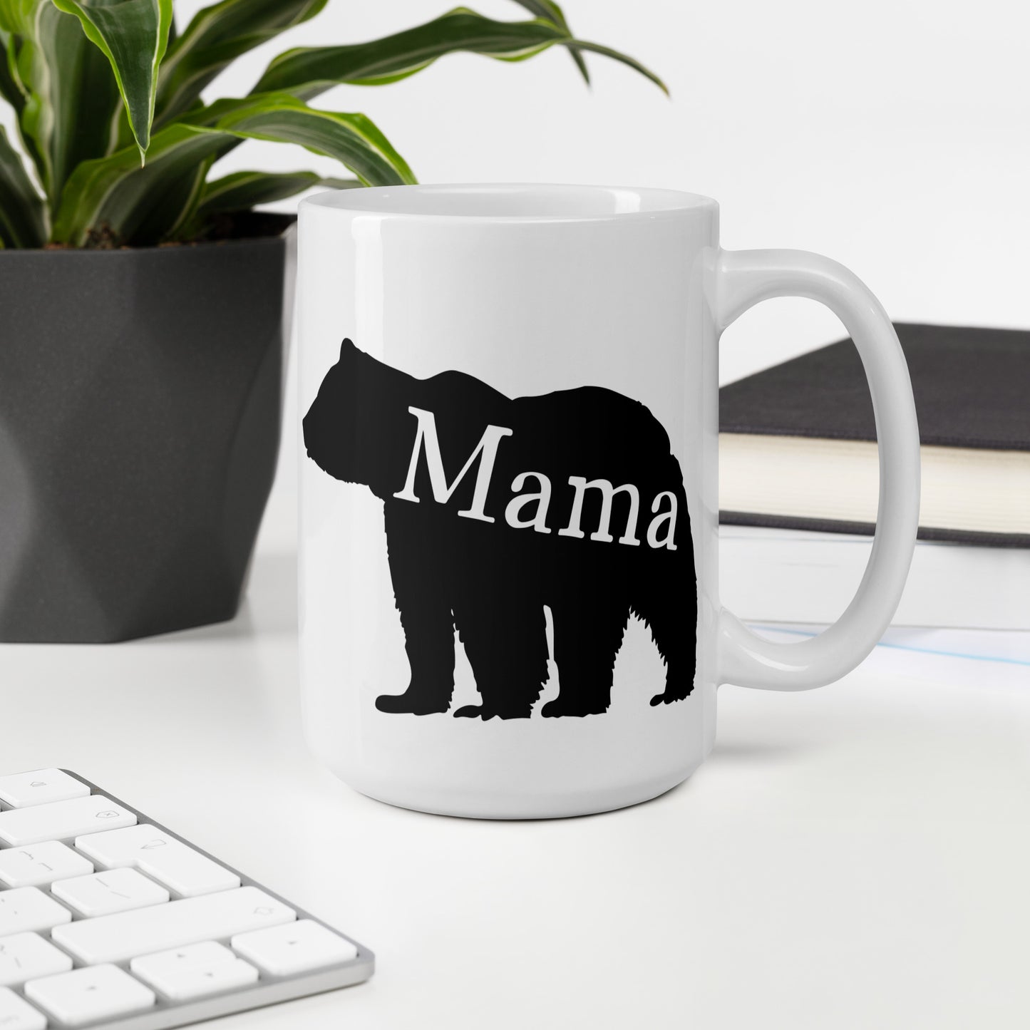 Mom Mug: Mama Bear Coffee Mug - Minimalist | Mother's Day Gift