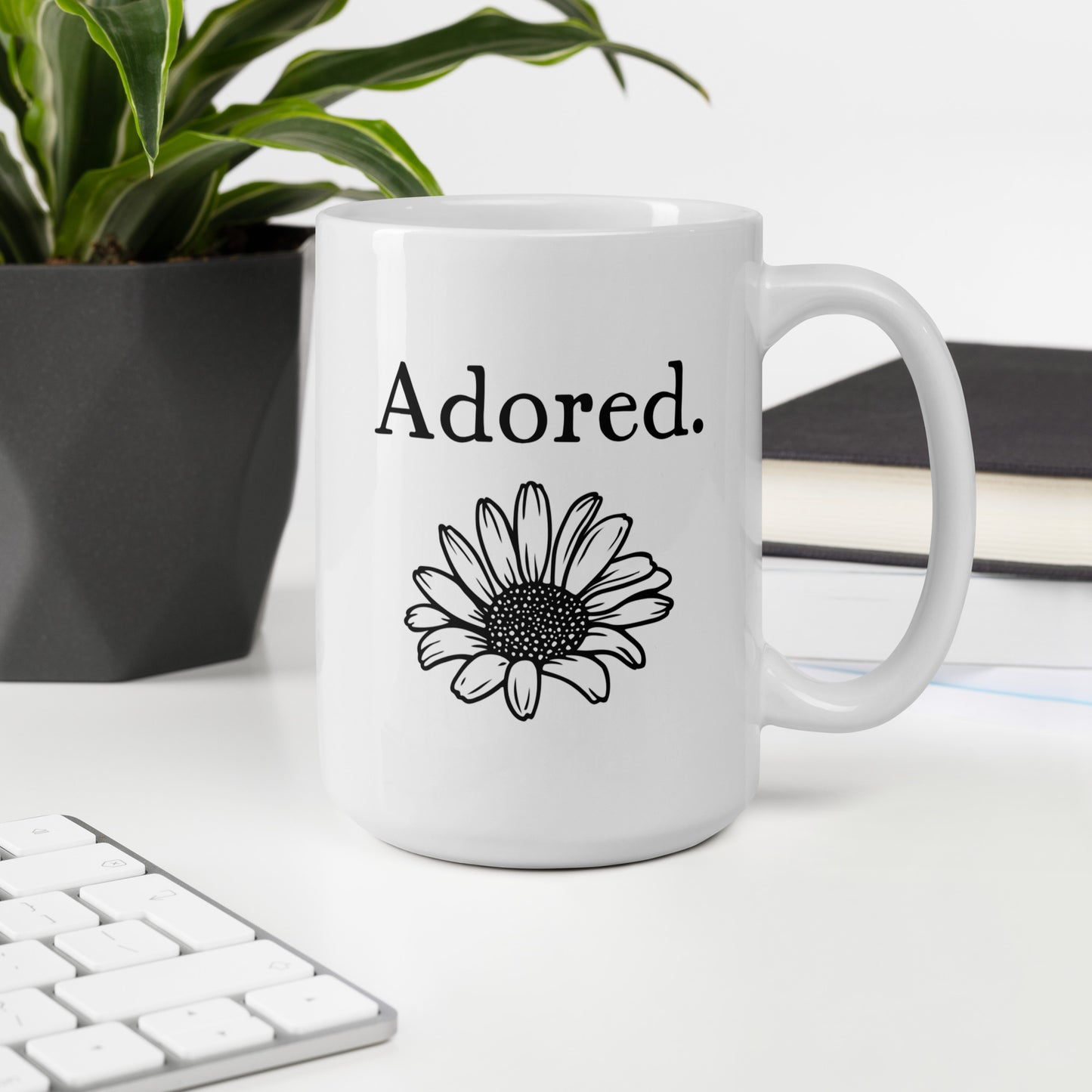 Bonus Daughter Mug: Adored Dearly Coffee Mug for My Daughter | Gift for Daughters