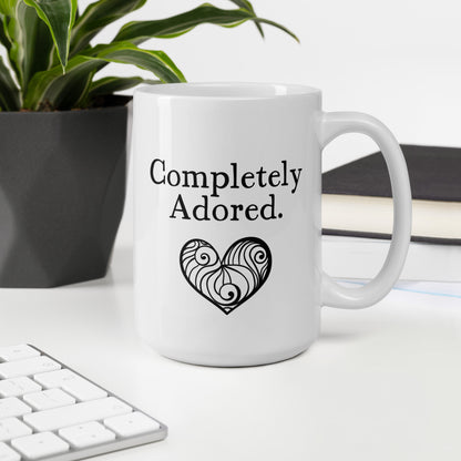 Granddaughter Mug: Completely Adored Coffee Mug Gift for Granddaughter | Gift for Her