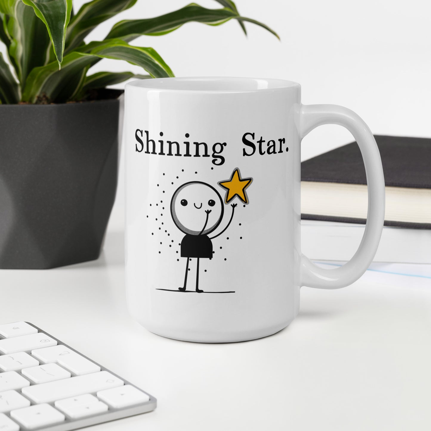 Stepmom Mug: Cute & Simple Design Shining Star Birthday Coffee Mug for My Stepmother