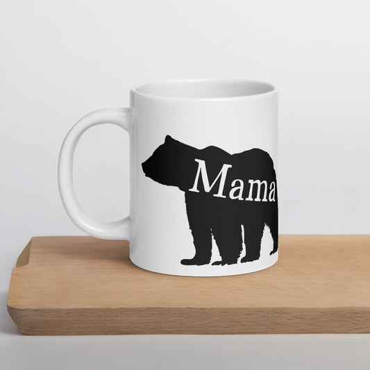 Mom Mug: Mama Bear Coffee Mug - Minimalist | Mother's Day Gift