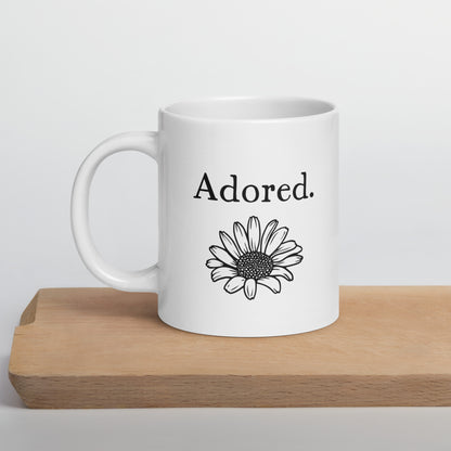 Bonus Daughter Mug: Adored Dearly Coffee Mug for My Daughter | Gift for Daughters