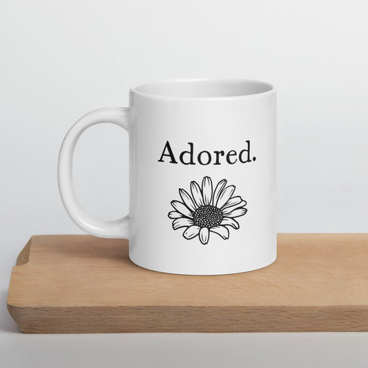 Bonus Daughter Mug: Adored Dearly Coffee Mug for My Daughter | Gift for Daughters