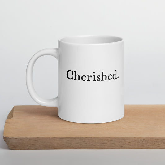 Bonus Daughter Mug: Cherished Word Affirmation Coffee Mug for My Non-Biological Daughter