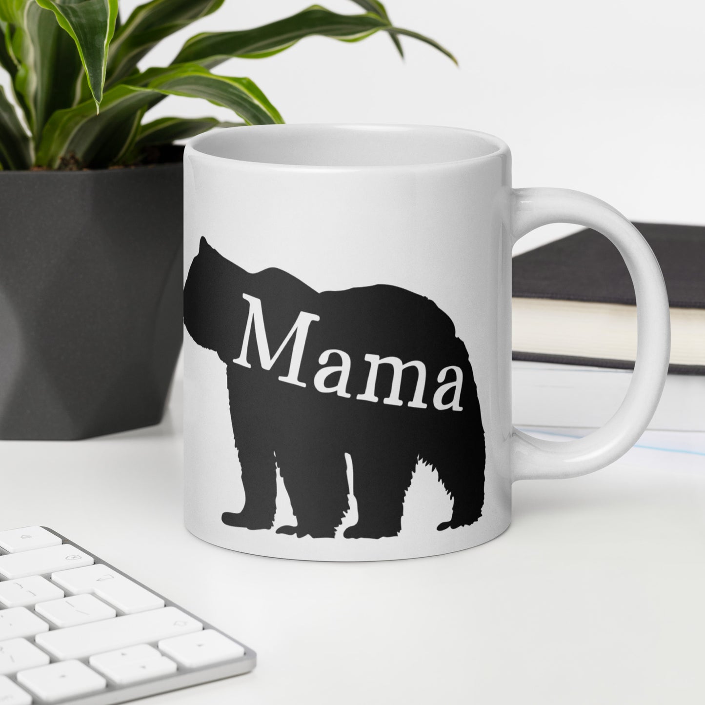 Mom Mug: Mama Bear Coffee Mug - Minimalist | Mother's Day Gift
