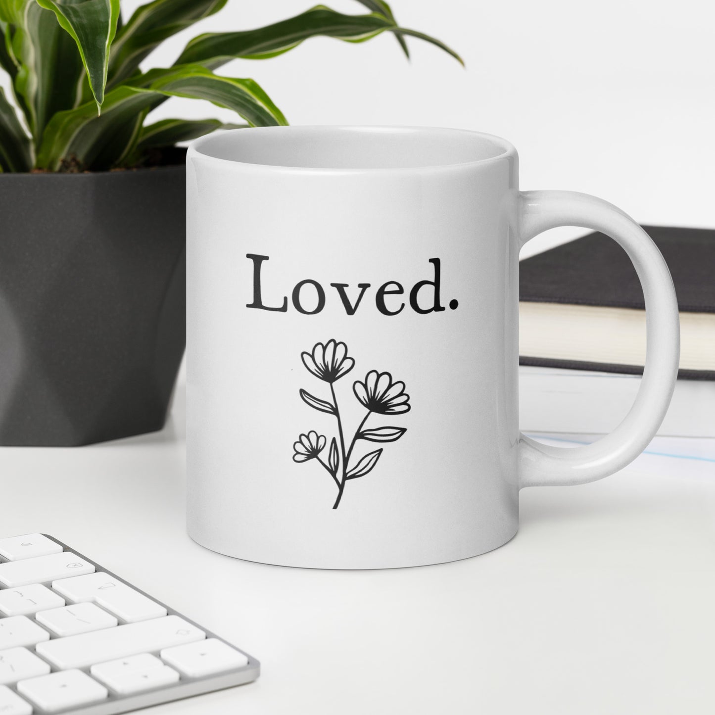 Daughter Mug: Minimalist Love Word Mug for My Daughter | Birthday Daughter Mug