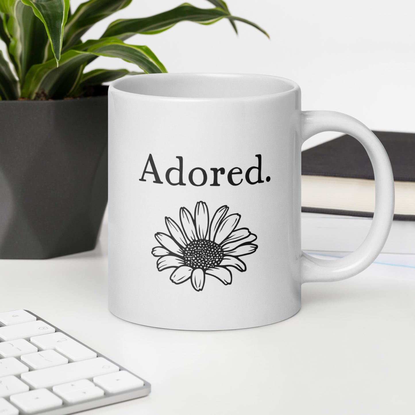 Bonus Daughter Mug: Adored Dearly Coffee Mug for My Daughter | Gift for Daughters