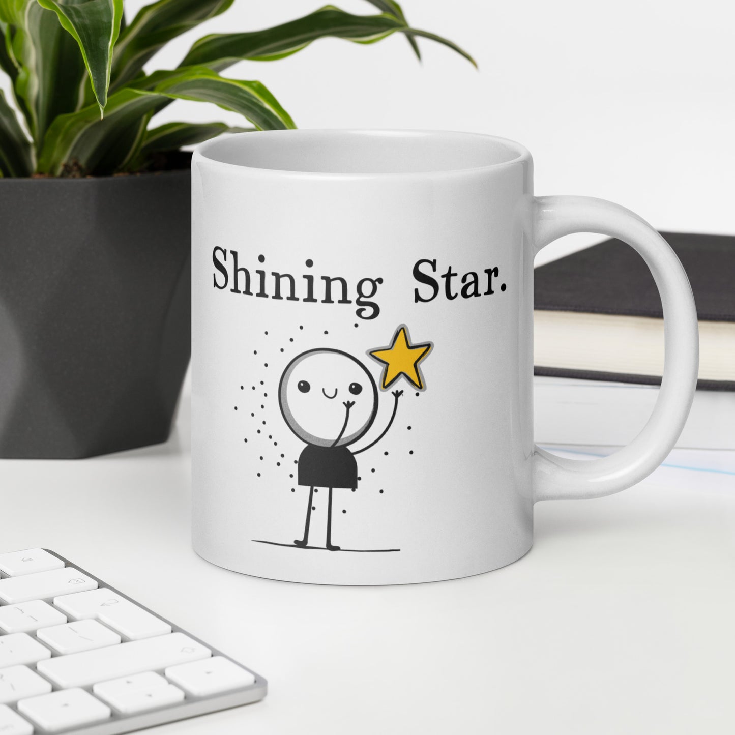Stepmom Mug: Cute & Simple Design Shining Star Birthday Coffee Mug for My Stepmother