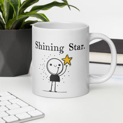 Stepmom Mug: Cute & Simple Design Shining Star Birthday Coffee Mug for My Stepmother